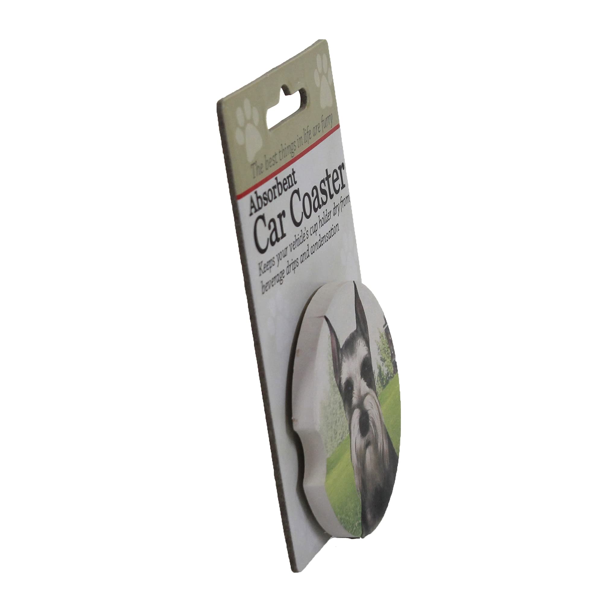 E&S Pets Schnauzer Coaster, 3'' X 3''