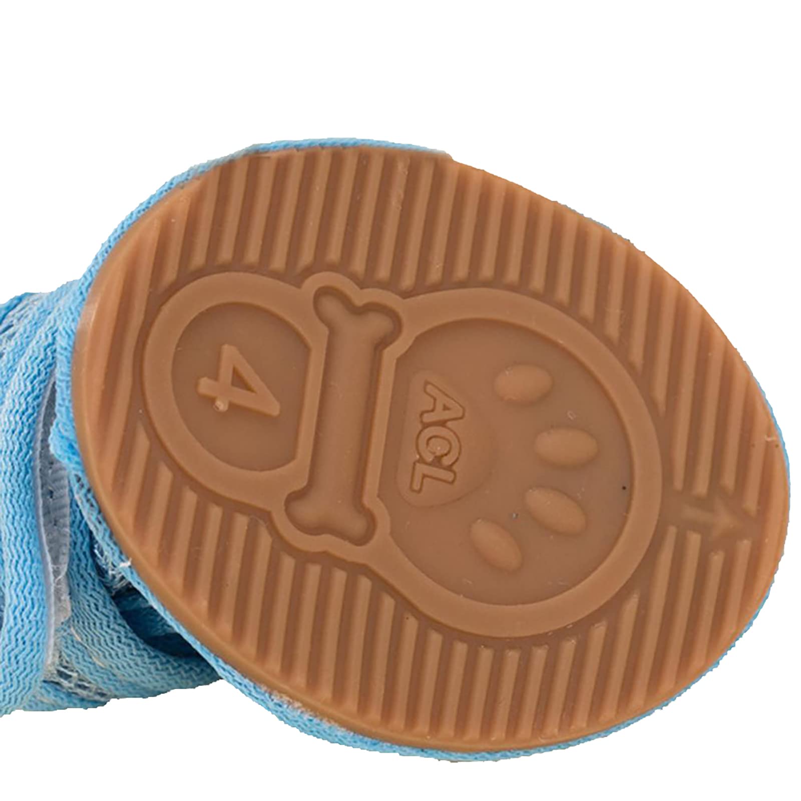 Breathable Mesh Dog Sandals For Summer, Puppy Paw Protectors, Outdoor Pet Sandals For Small Dogs Blue Size 1