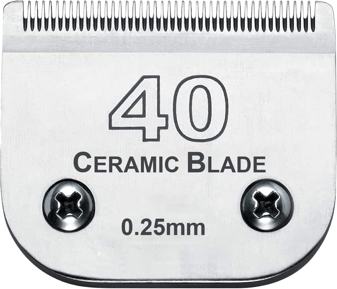 #40 Blades Dog Grooming Clipper Replacement Blades Compatible With Andis/Wahl/Oster Dog Clippers,Detachable Ceramic Blade & Stai
