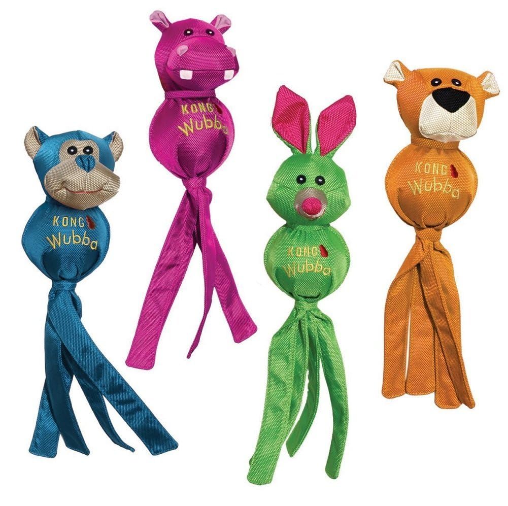 Kong Wubba Ballistic Friends Toy - Colors May Vary - Small