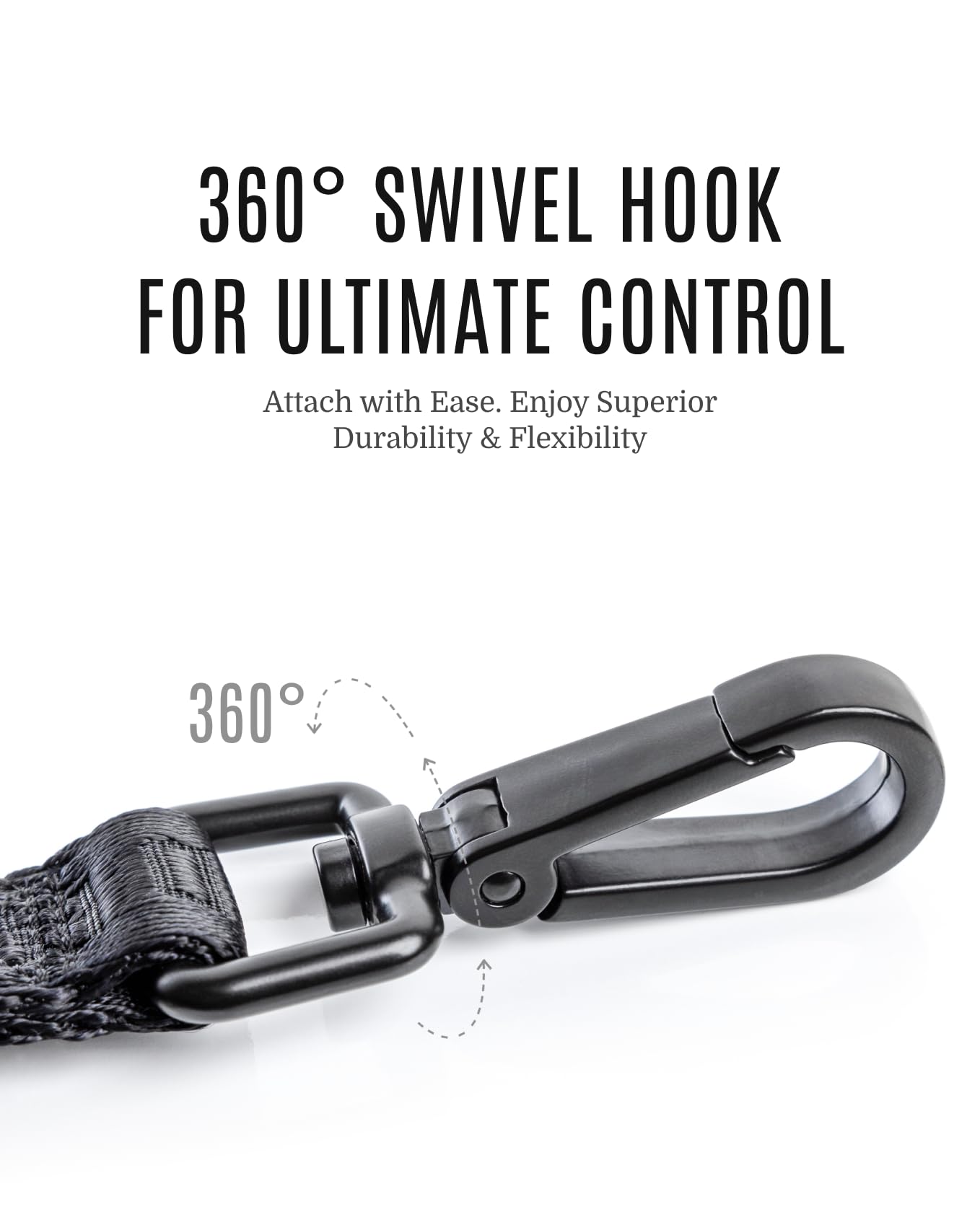 2025 New Edition, Fei & Eve Classic Dog Leash - 4FT - for Small/Medium/Large Dogs, Sable