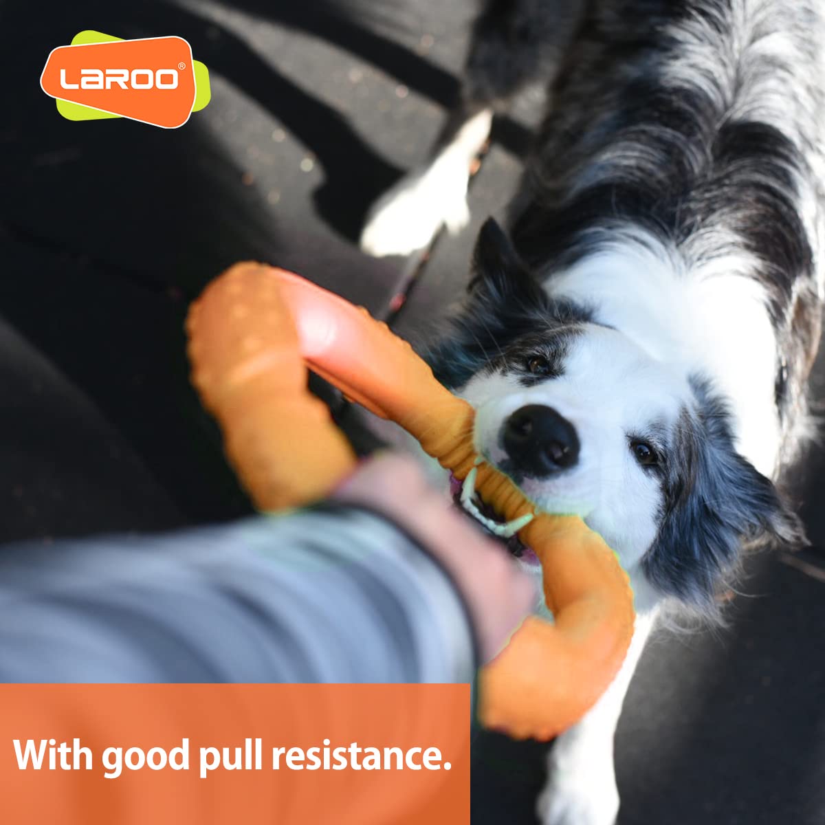 LaRoo Dog Flying Ring Toys, Floating Flying Dog Disc Toys, Summer Pet Training Outdoor Durable Chew Toys for Medium and Large Do