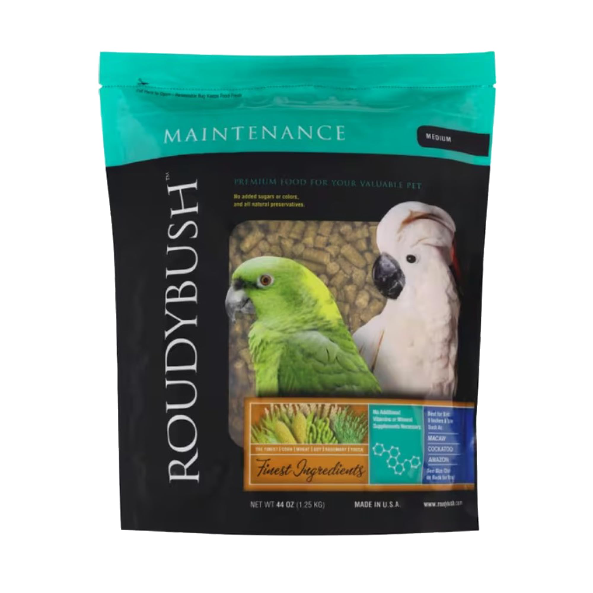 Roudybush Daily Maintenance Bird Food, Medium, 44-Ounce