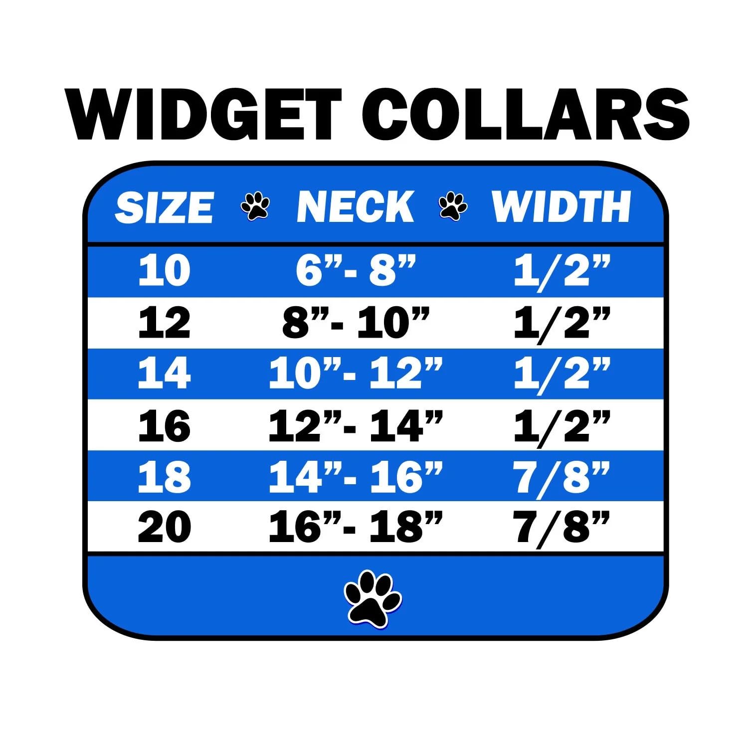 Dog, Puppy and Pet Widget Fashion Collar, "Red, White & Blue Stars" Aqua 20
