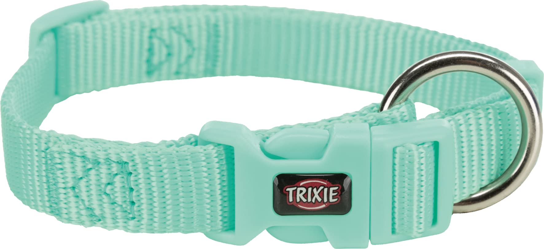 Trixie Premium Dog Collar Belt, Stylish Design, Adjustable Webbing Tape, Strain Relief, With Leash Connector, Neck Collar For Do