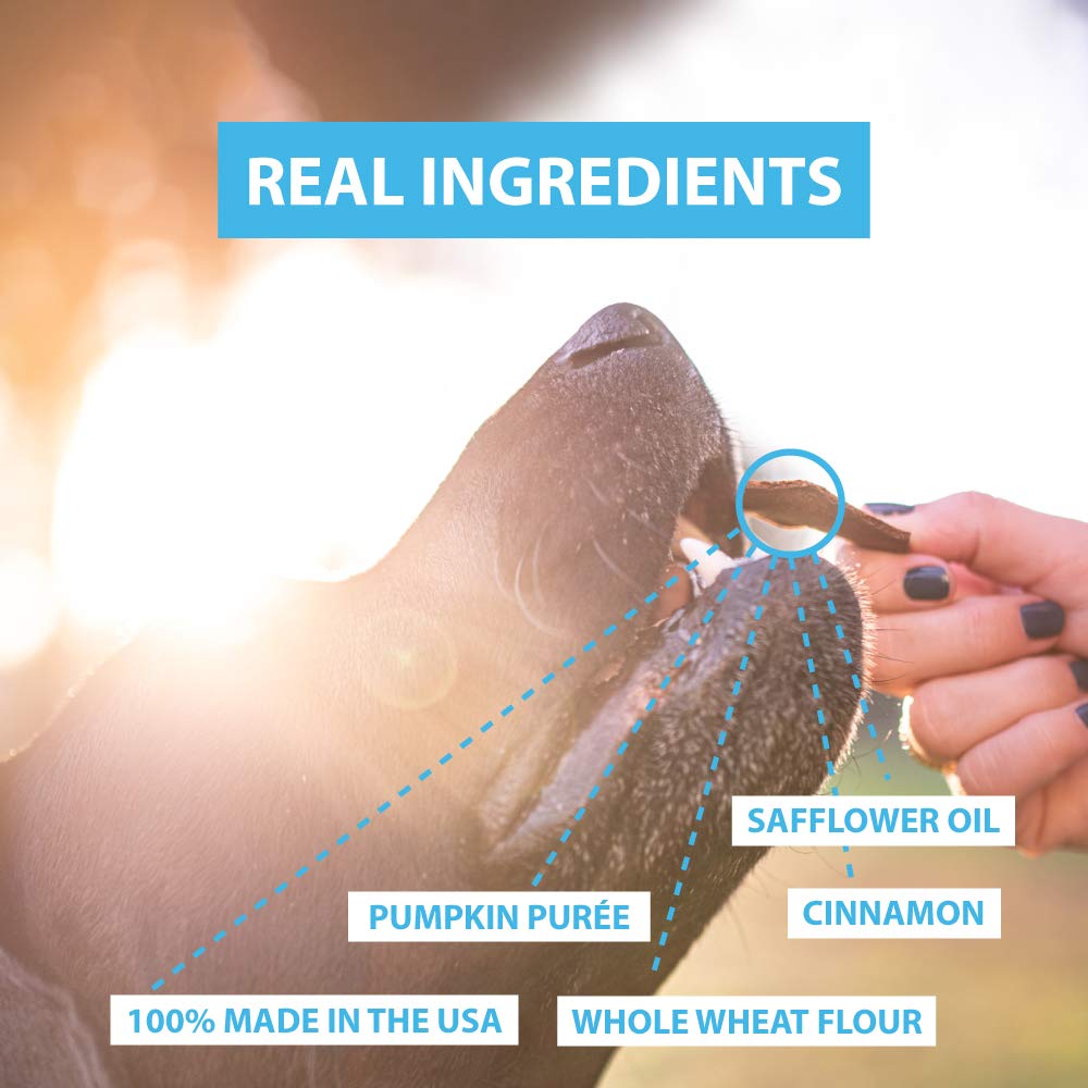 JustFoodForDogs Limited-Ingredient Pumpkin Healthy Dog Treats, Made in The USA, 5 oz