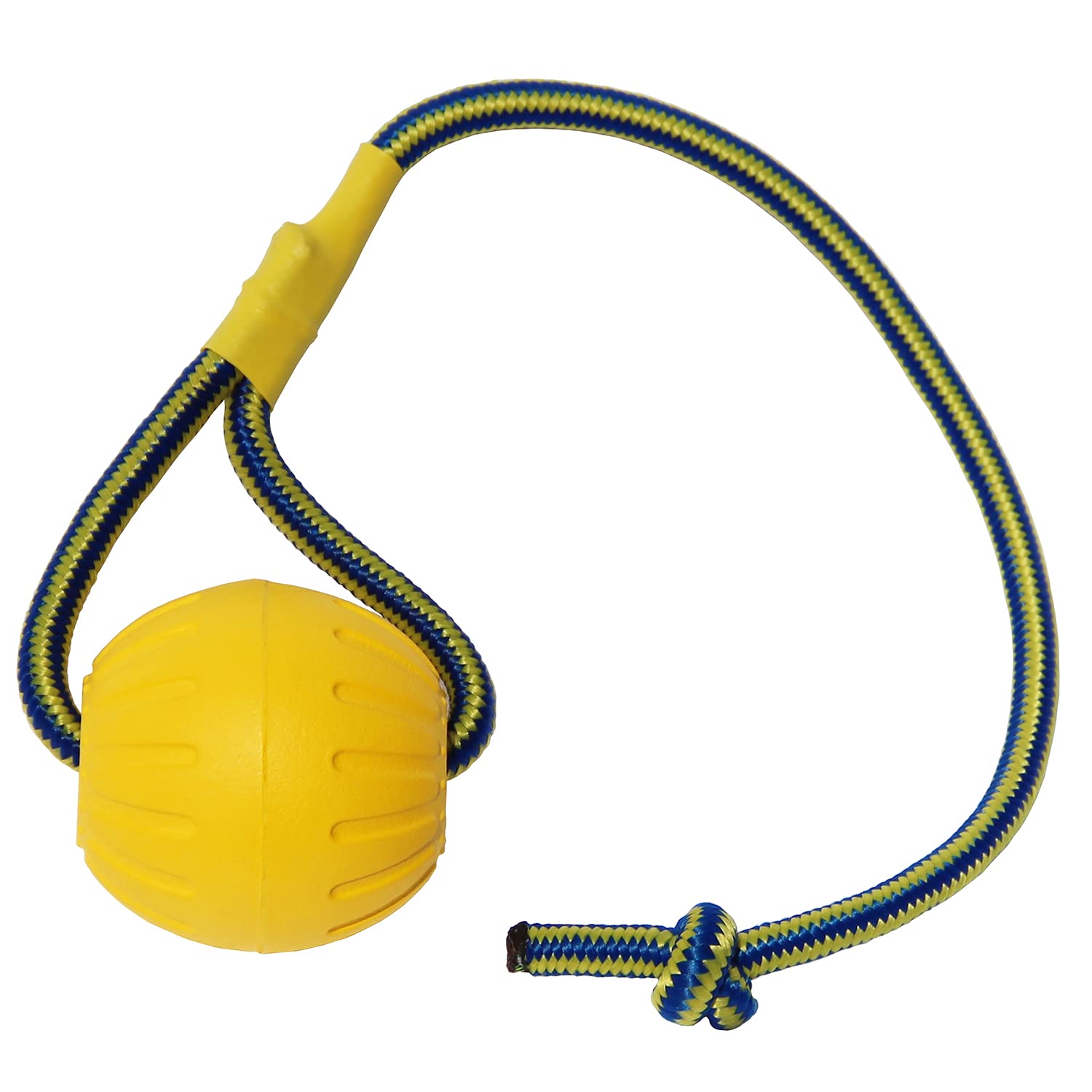 Mmsga Ball With Rope Dog Toy,Fling Dura Foam Ball Dog Toy,Dog Water Float Toy Ballsmall Medium Large Dog Tug Toy (3.5Nch(Large&M