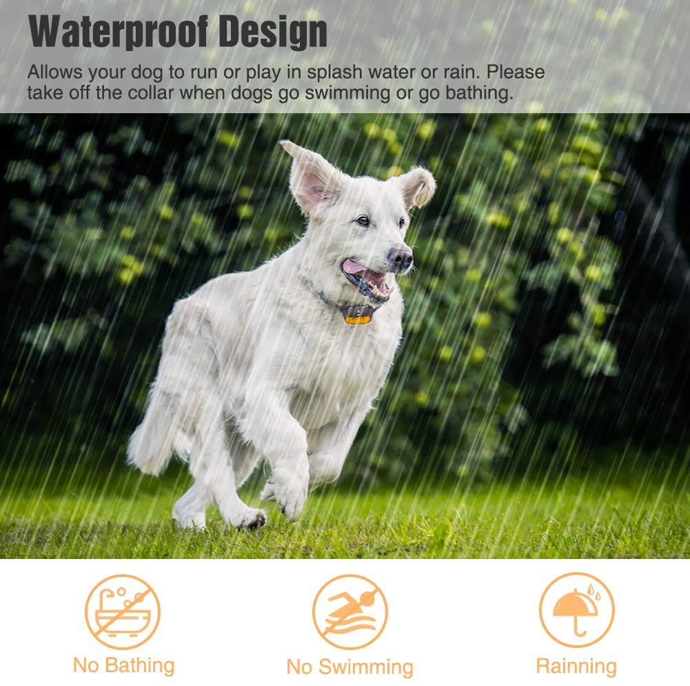 Citronella Dog Collar With Remote, Auto Citronella Bark Collar With Spray Beep Training Modes, Citronella Spray Collar With 3 Spray Levels Rechargeable Effective To Train 2 Dogs