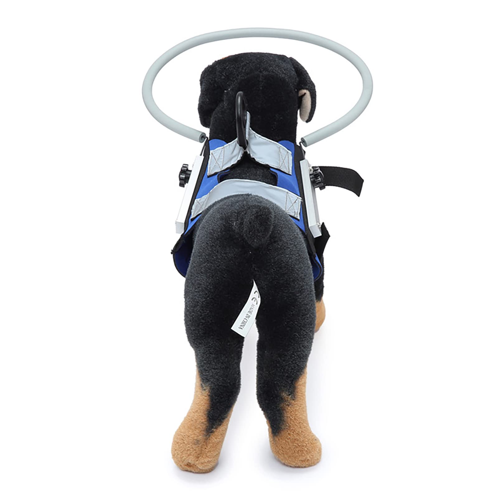 Ring Harness For Blind Dog, Lightweight Blind Ring For Pets, Blind Dog Bumper, Bump Guard For Blind Dogs Upgrade Blue Small
