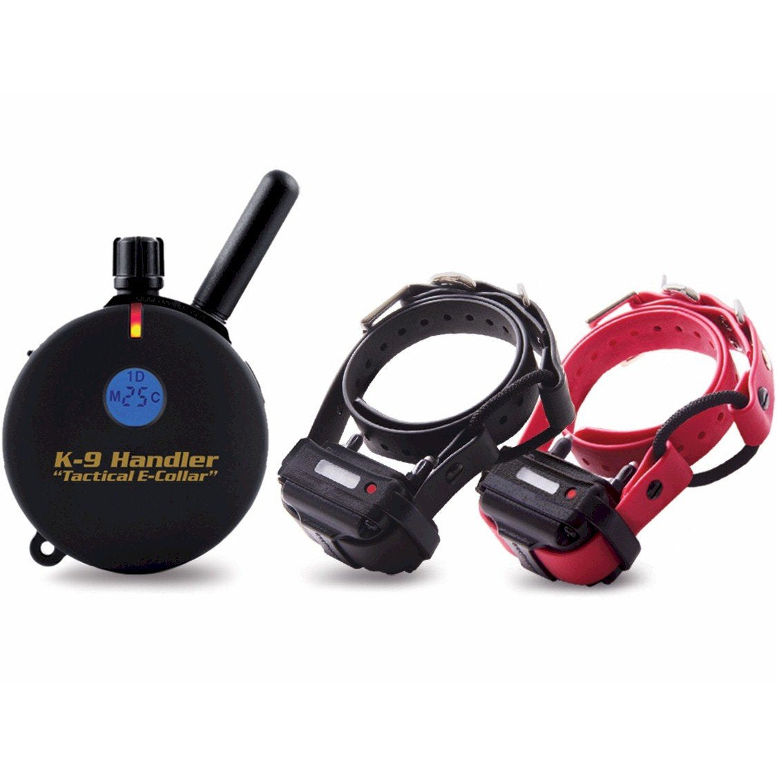 Educator K9 Tactical Dog Handler With Remote, 100 Levels Humane Stimulation, Pavlovian Tone, Waterproof, Odorproof Biothane Bung