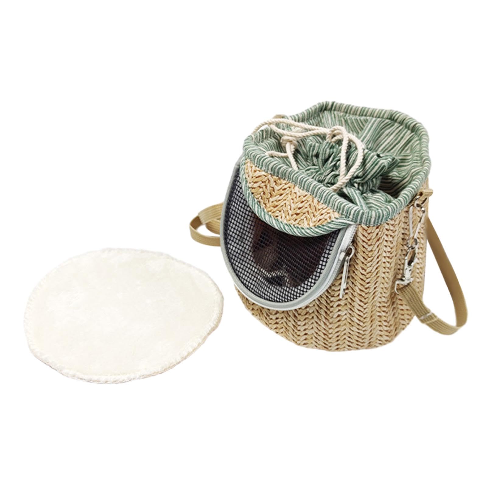 ATORSE Bird Carrier Bag Travel Shoulder Bag for Parakeets Budgerigars Small Parrots Light Green|Pet Supplies|Bird Supplies|Cages