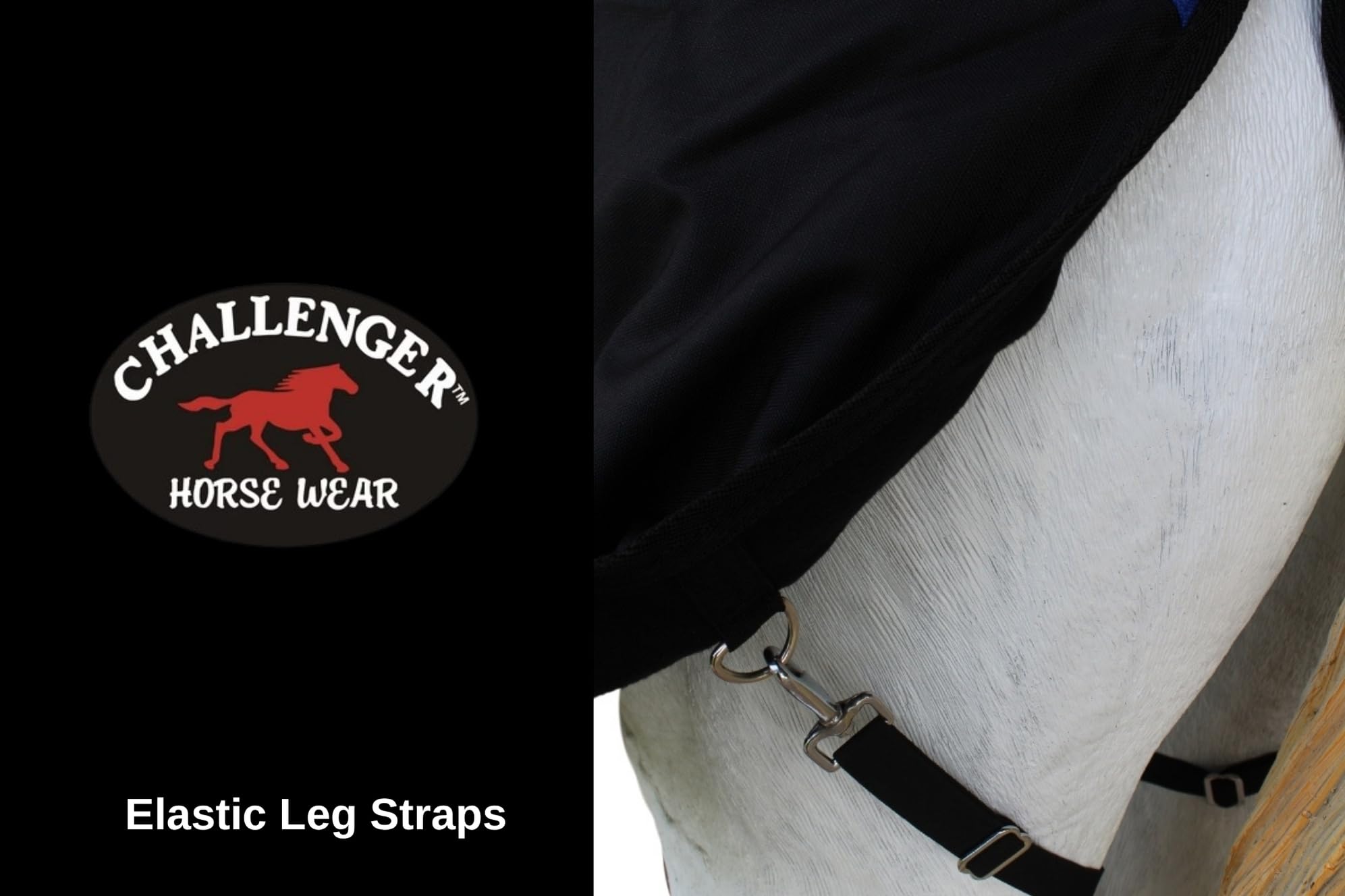 Challenger 82 1200D Turnout Waterproof Fleece Lined Medium Winter Blanket Sheet 385Lg