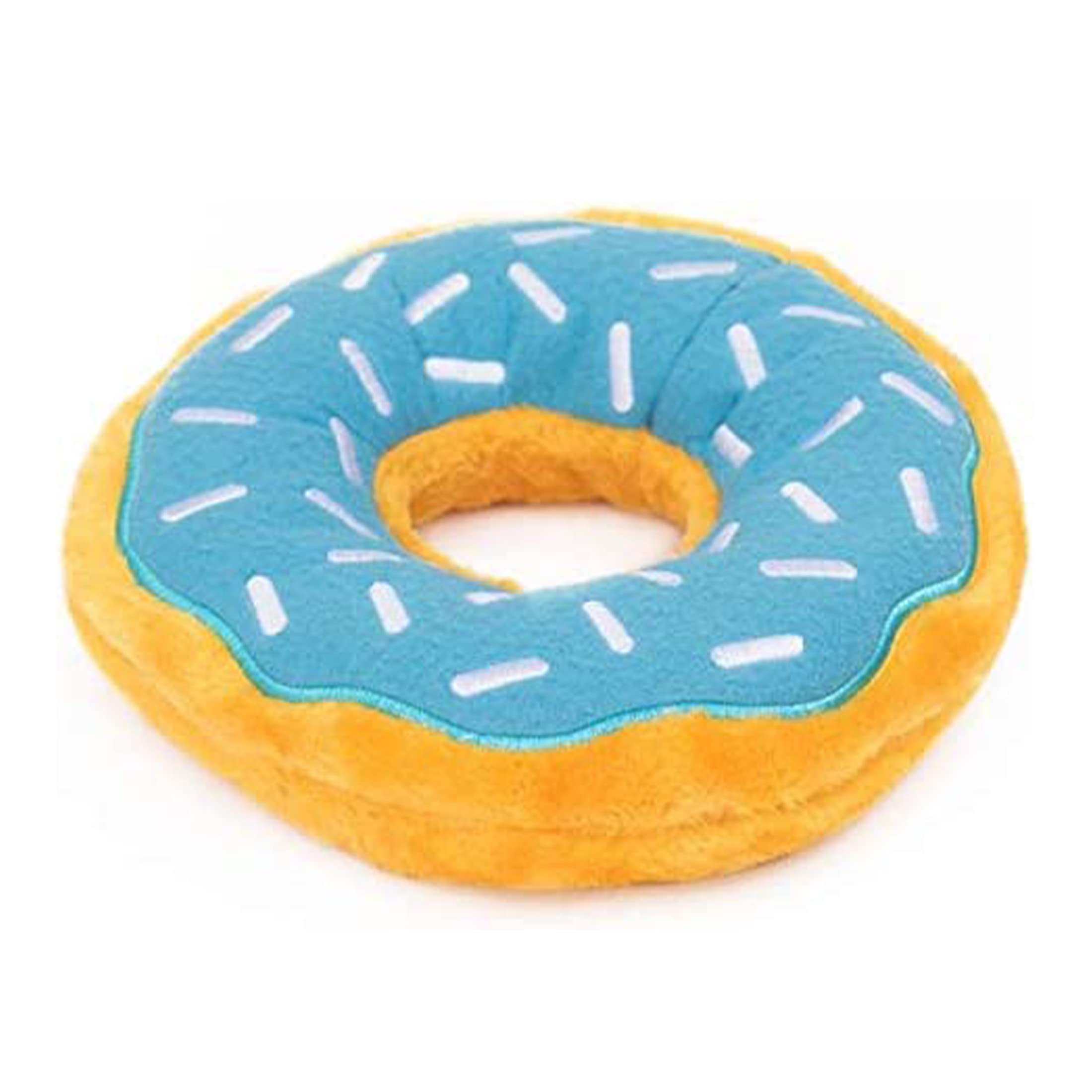 Zippypaws Jumbo Donutz Blueberry Squeak Toy
