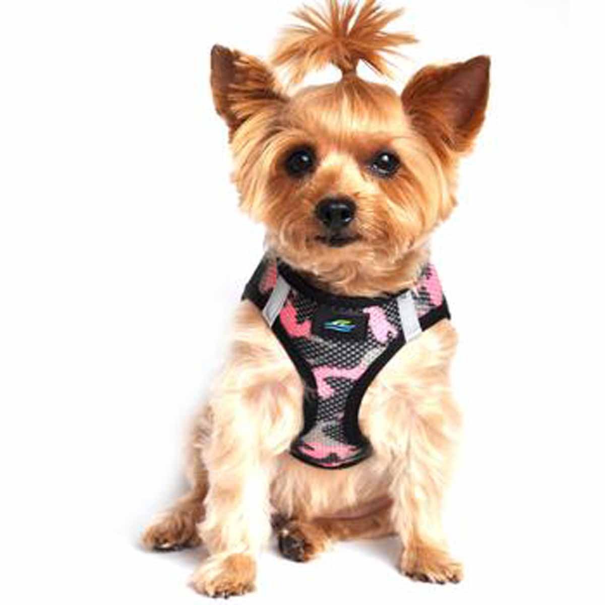 Doggie Design American River Dog Harness Camouflage Collection - Pink Camo M