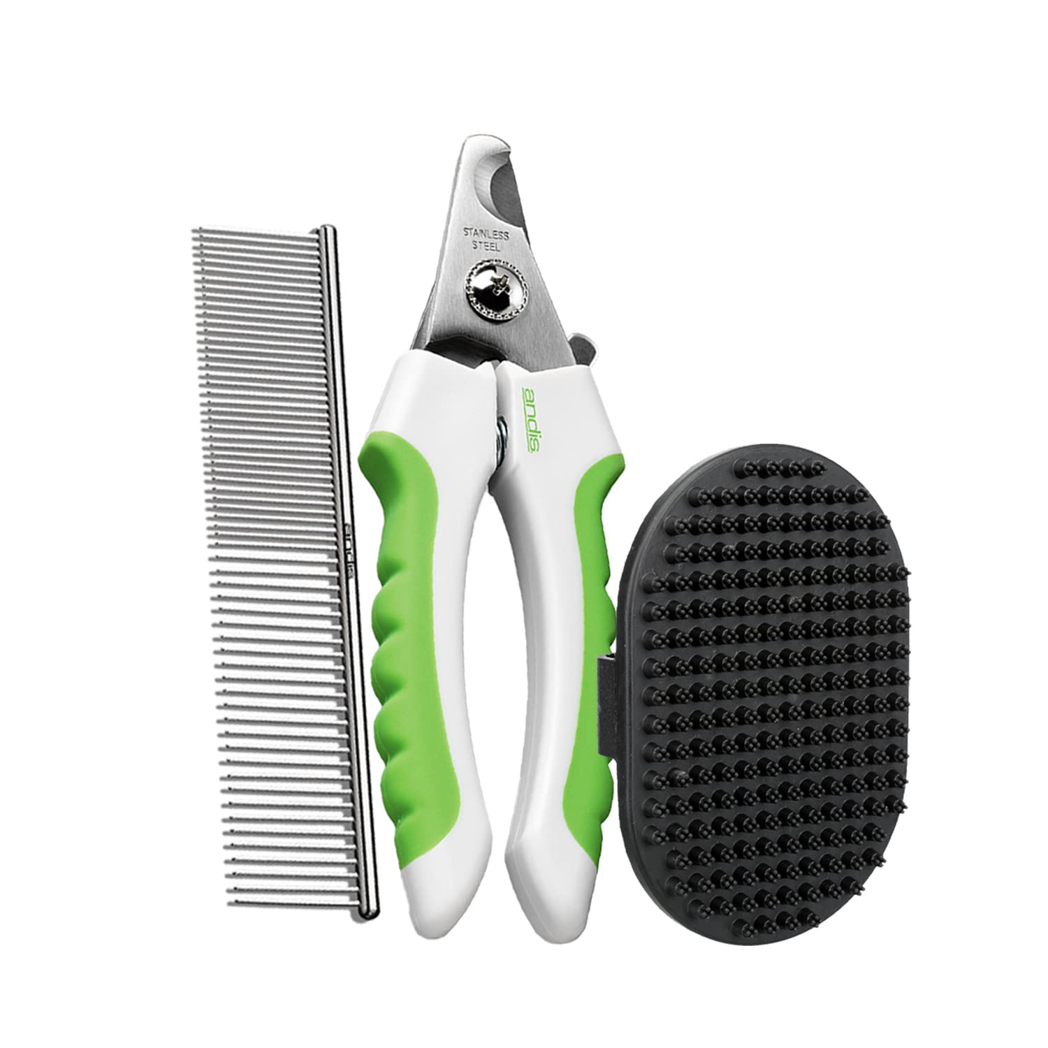 Combo Of 4 Summer Collection Andis Standard Deshedding Tool For Pets AntiSlip,EasyGrip Reduces Shedding,Standard Steel Dog Com
