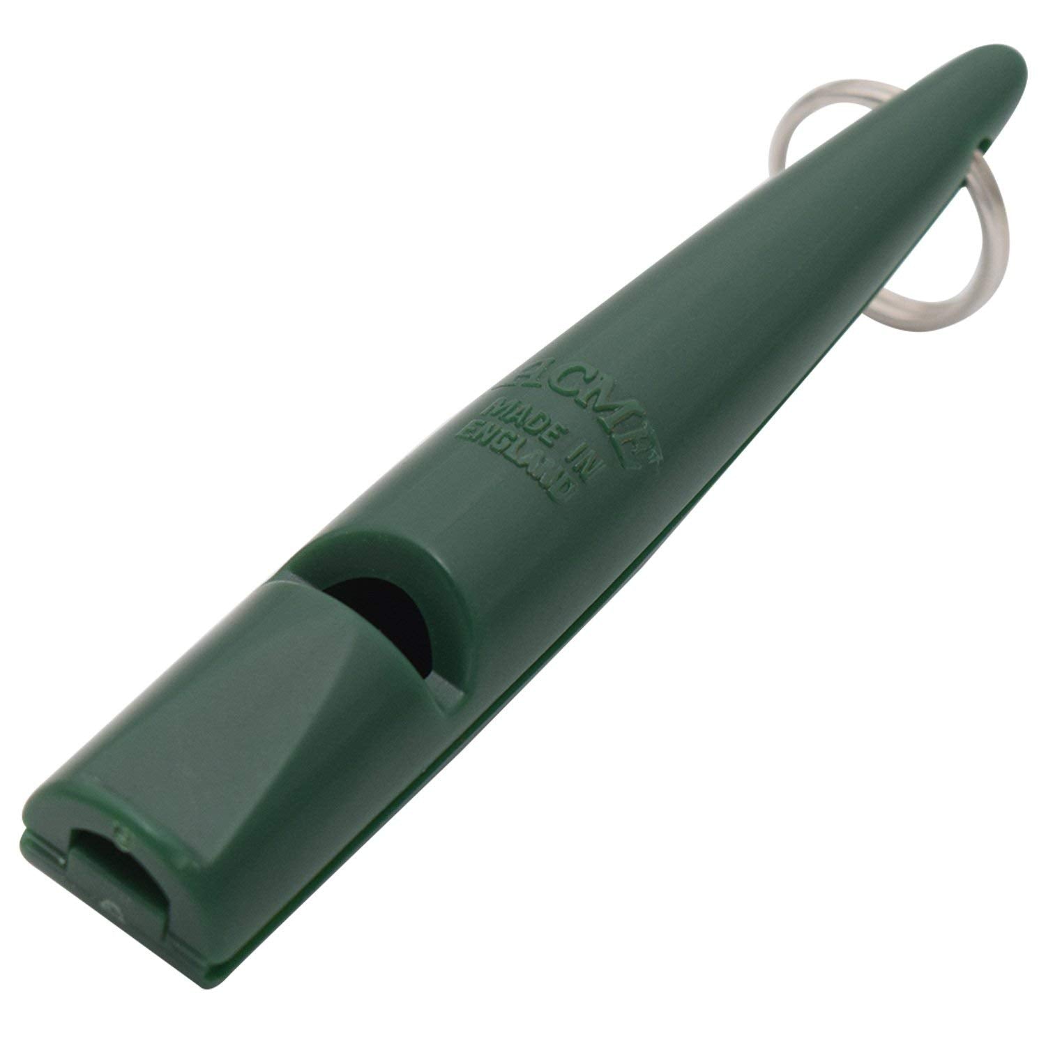 The Acme | Dog Training Whistle Number 211.5 Medium High Pitch, Single Note | Good Sound Quality, Weather-Proof Whistles | Designed And Made In The Uk… (Forest Green)