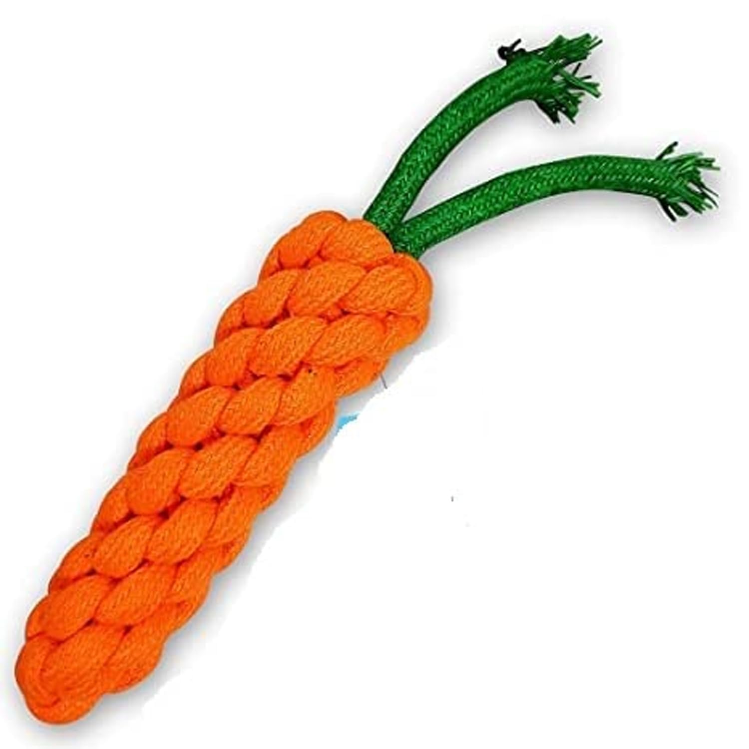 Premiumav CarrotShaped Cotton Rope Chew Toy  Durable Training Aid For Puppies & MediumSized Dogs, Natural Cotton Chew Toy For