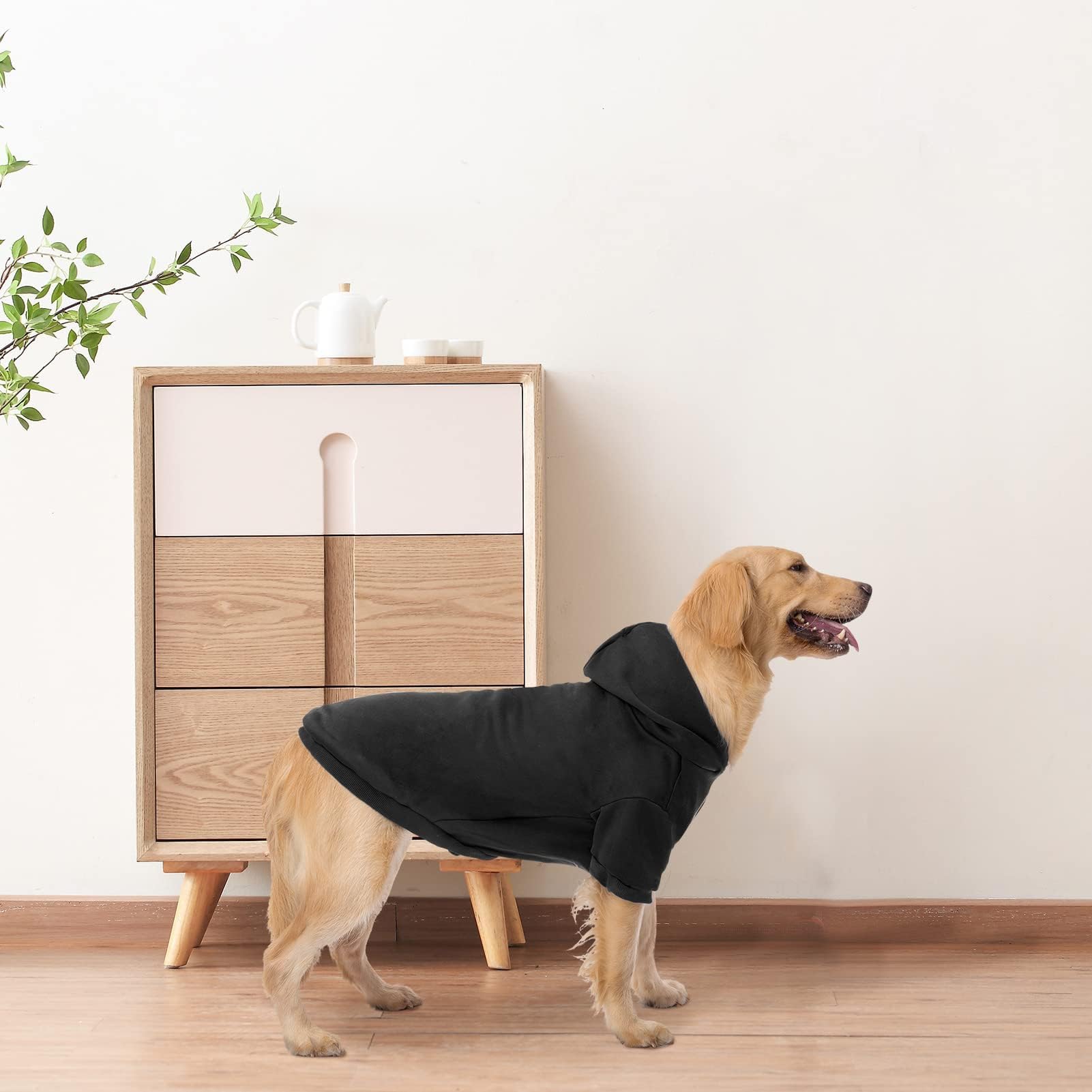 Bingpet Dog Hoodies - Fleece Lined Fall Dog Puppy Sweatshirt Soft Warm Sweater Winter Hooded Clothes For Small Medium Large Dogs & Cats