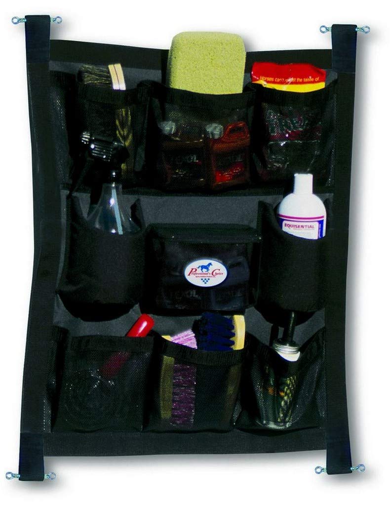 Professionals Choice 24X27 Equine Short Trailer Door Caddy (Black)