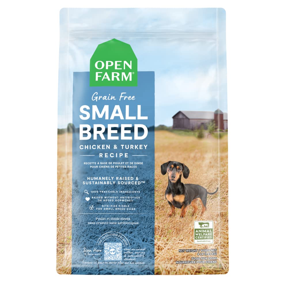 Open Farm Grain-Free Dry Dog Food for Small Breeds, High Protein with Ethically Sourced Ingredients, No Artificial Flavors or Pr
