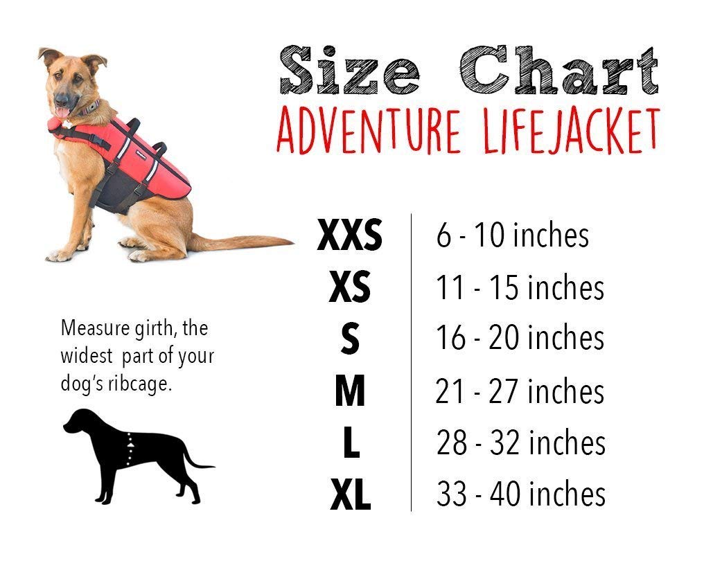 Zippypaws - Adventure Life Jacket For Dogs - (Xl) - Red - 1 Life Jacket