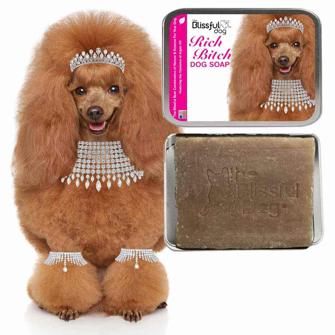The Blissful Dog Soap-Rb-Pood Rich Bitch Poodle Luxury Bar Dog Soap