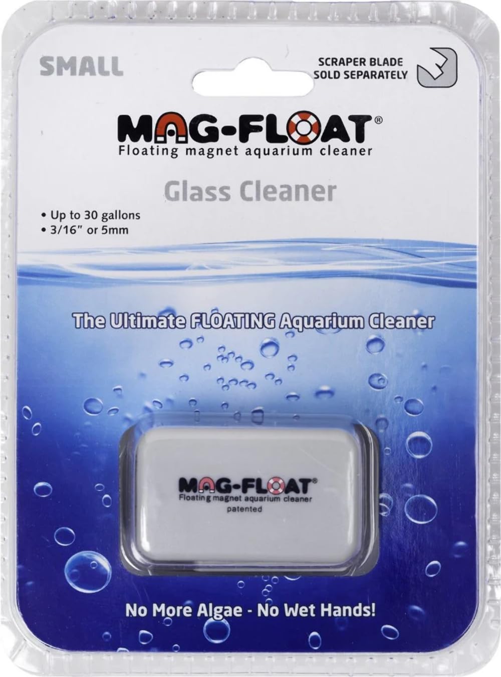 Gulfstream Tropical Agu030Sm Mag-Float Glass Aquarium Cleaner, Small
