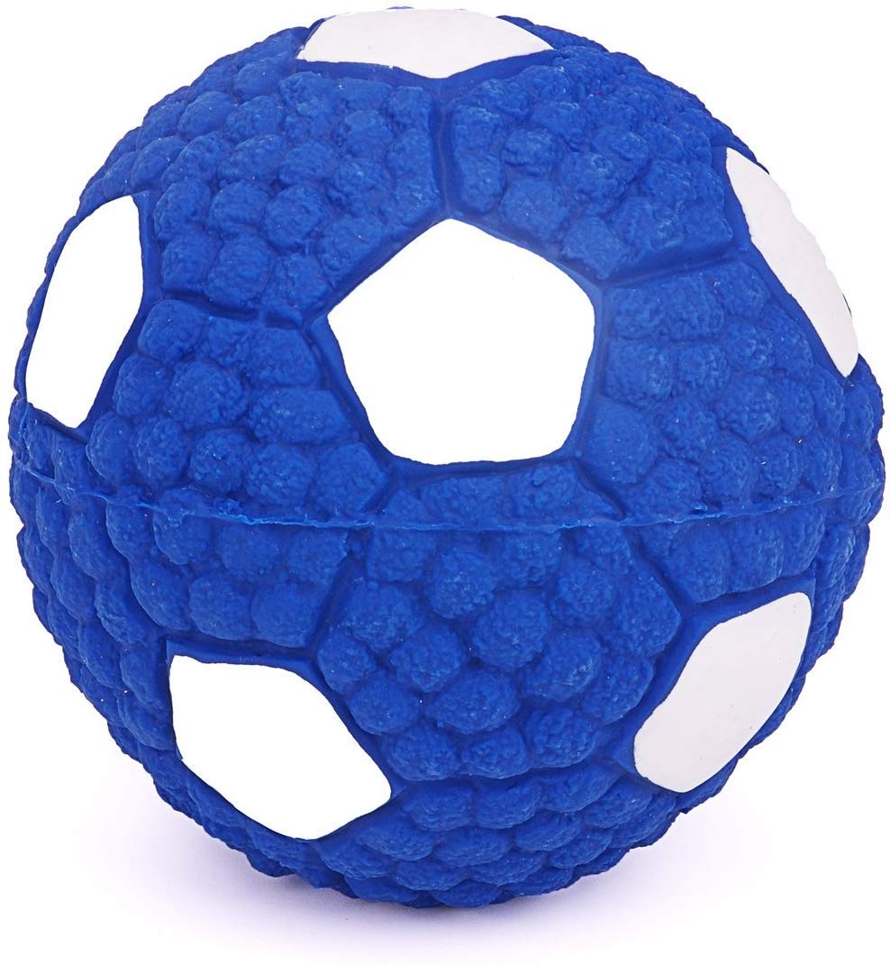 Kspups Dog Latex Rubber Squeaky Football Toy Supports Healthy Teeth And Simulates Play Ball Toy Ideal For All Breeds Of Dogs & C