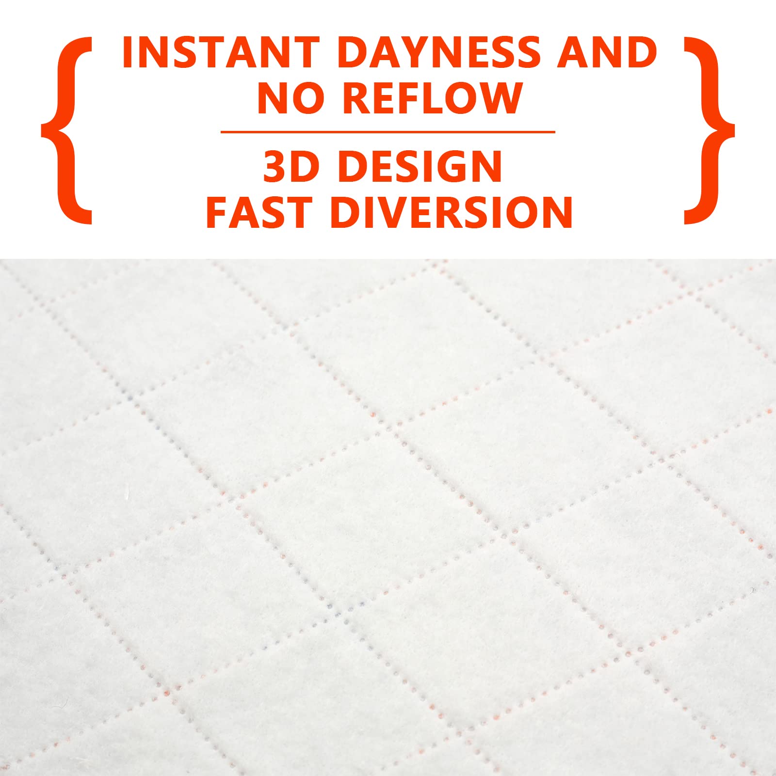 Lepark Washable Pee Pad For Dogs 2Pack Reusable Puppy Pads Pet Training Pads With Fast Absorbent Non-Slip And Waterproof(Orange,36X72)