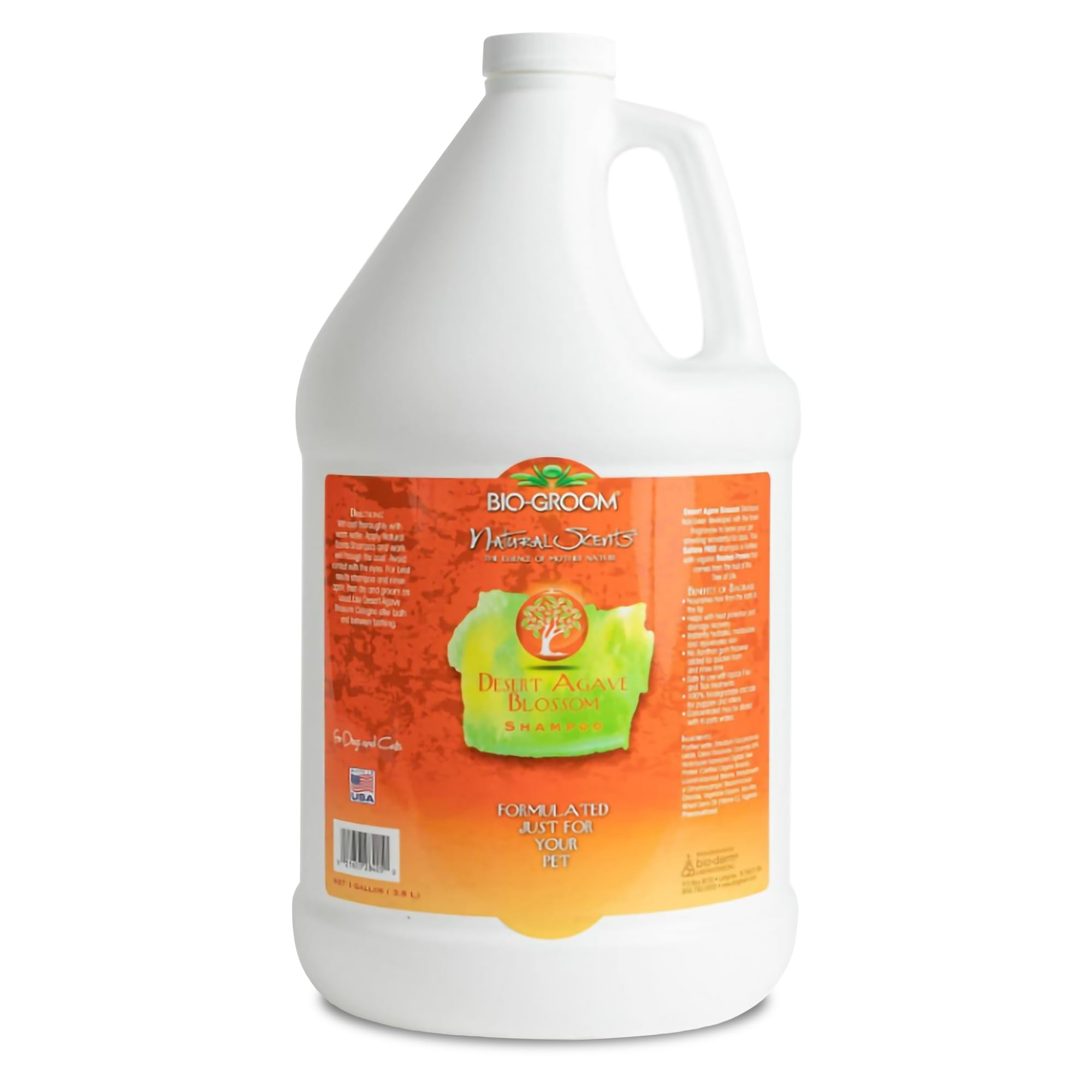 Bio-Groom Desert Agave Blossom Dog Shampoo – Natural Scent Pet Shampoo, Baobab Protein, Cat & Dog Bathing Supplies, Puppy Wash, Cruelty-Free, Made In Usa, Quick Rinse Cat Shampoo – 1 Gallon
