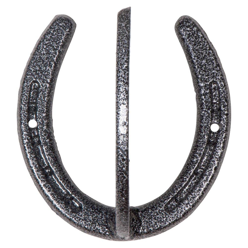 EASY-UP Pro Horseshoe Tack Hook | Stylish Horse Stable Essential | Versatile Use | Convenient Installation | Rust Resistant | Fi