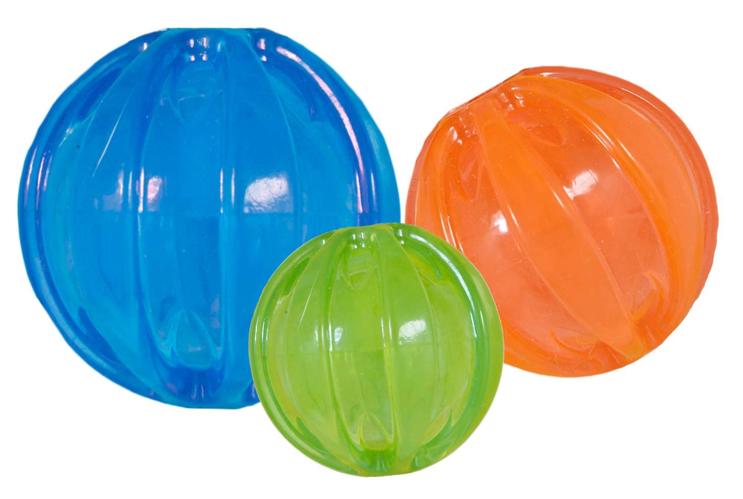 JW Pet Playplace Squeaky Ball, Medium, Multicolor