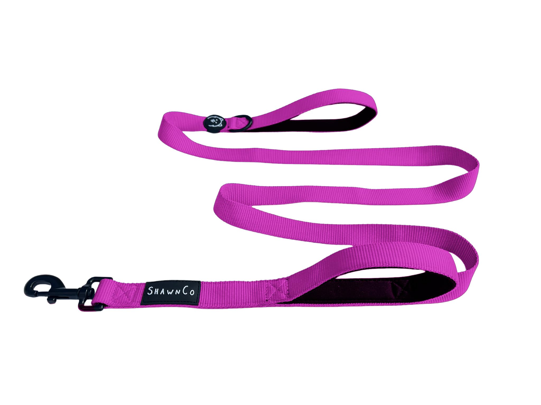 Shawnco Dream Walk Dog Leash- Premium, Nylon Pet Leash With Soft Neoprene Handle For Small, Medium And Large Dogs (Orchid, M/L 6
