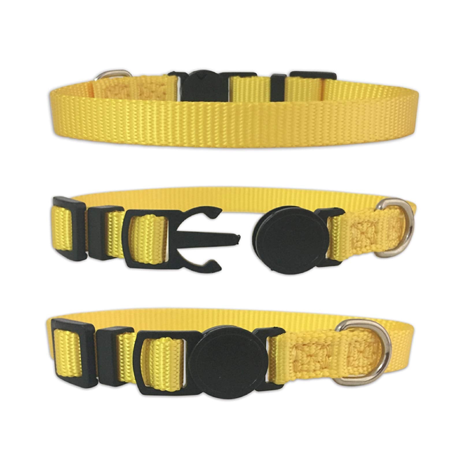 Puppy Id Collar Identification Soft Nylon Adjustable Breakaway Safety Whelping Litter Collars For Newborn Pets With Record Keeping Charts 12Pcs/Set(M)