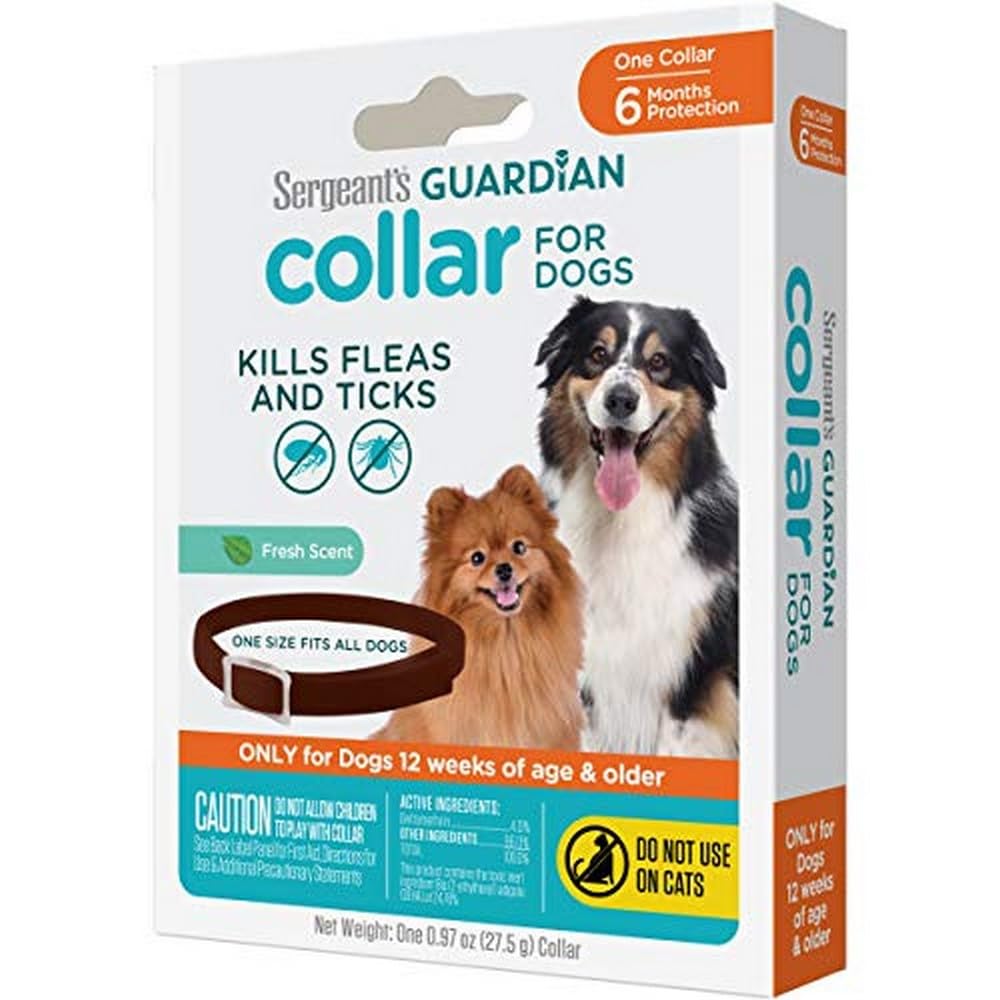 Sergeants Guardian Flea & Tick Collar for Dogs, 1 Count