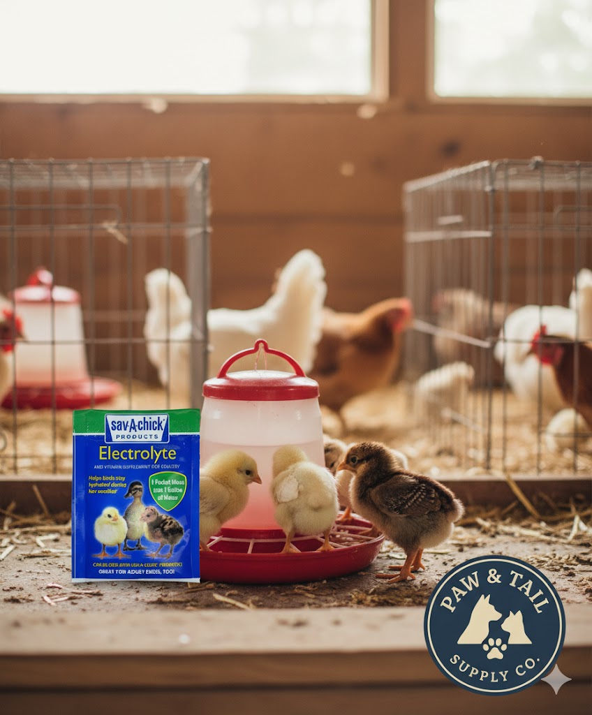 Sav-A-Chick Poultry Vitamins Electrolytes Bird Supplement Stress Relief 9PCK