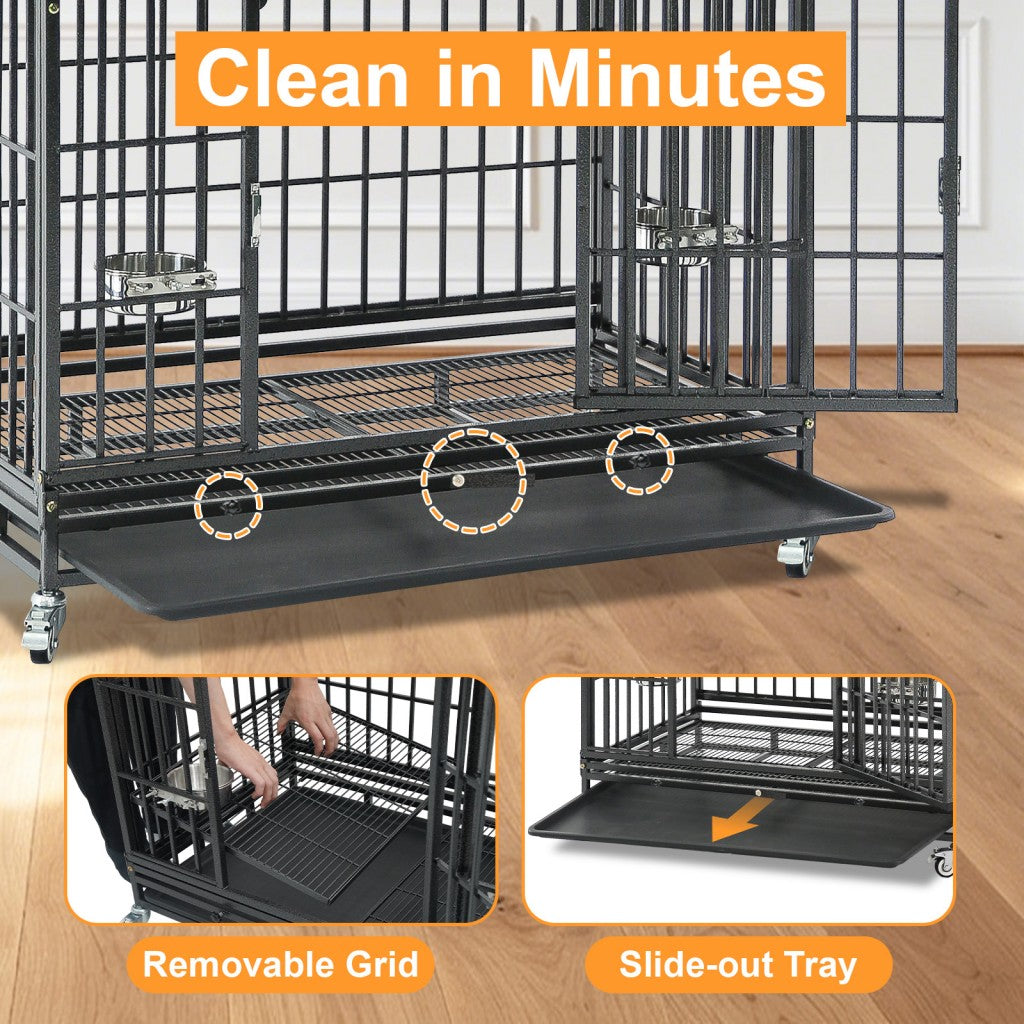 37 Stackable Heavy Duty Dog Crate 371D07