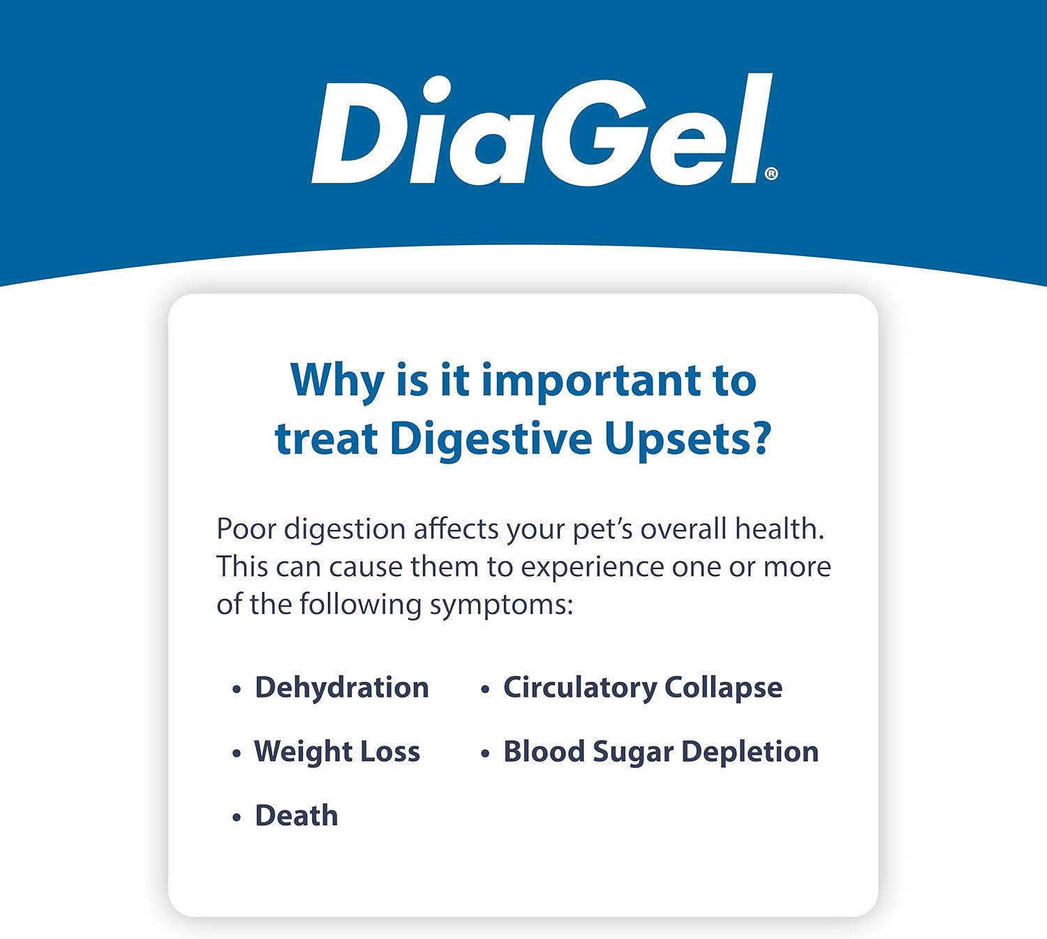 DiaGel for Cats 1 ml Oral Gel Loose Stools Digestive Upset Natural Support