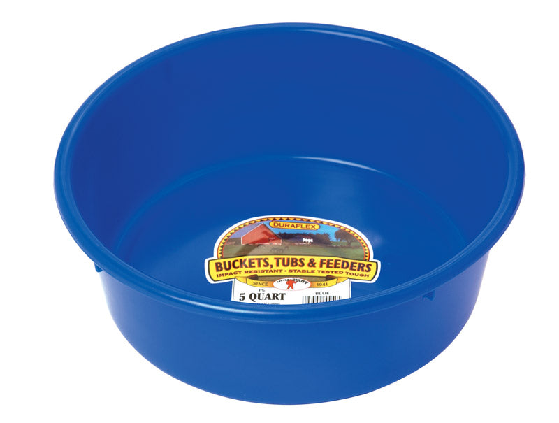 PAN FEED/WATER 5QT BLUE(Pack of 1)