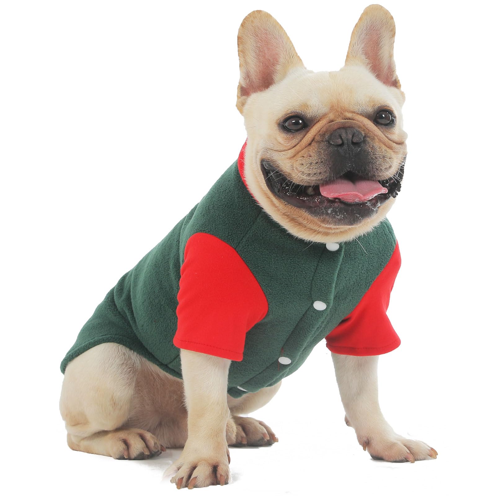 Christmas Sweater Clothes For Small Medium Dogs Boy And Girl Jacket Winter Coat With O-Ring Leash Stretchy Warm Sweatshirt Cat P