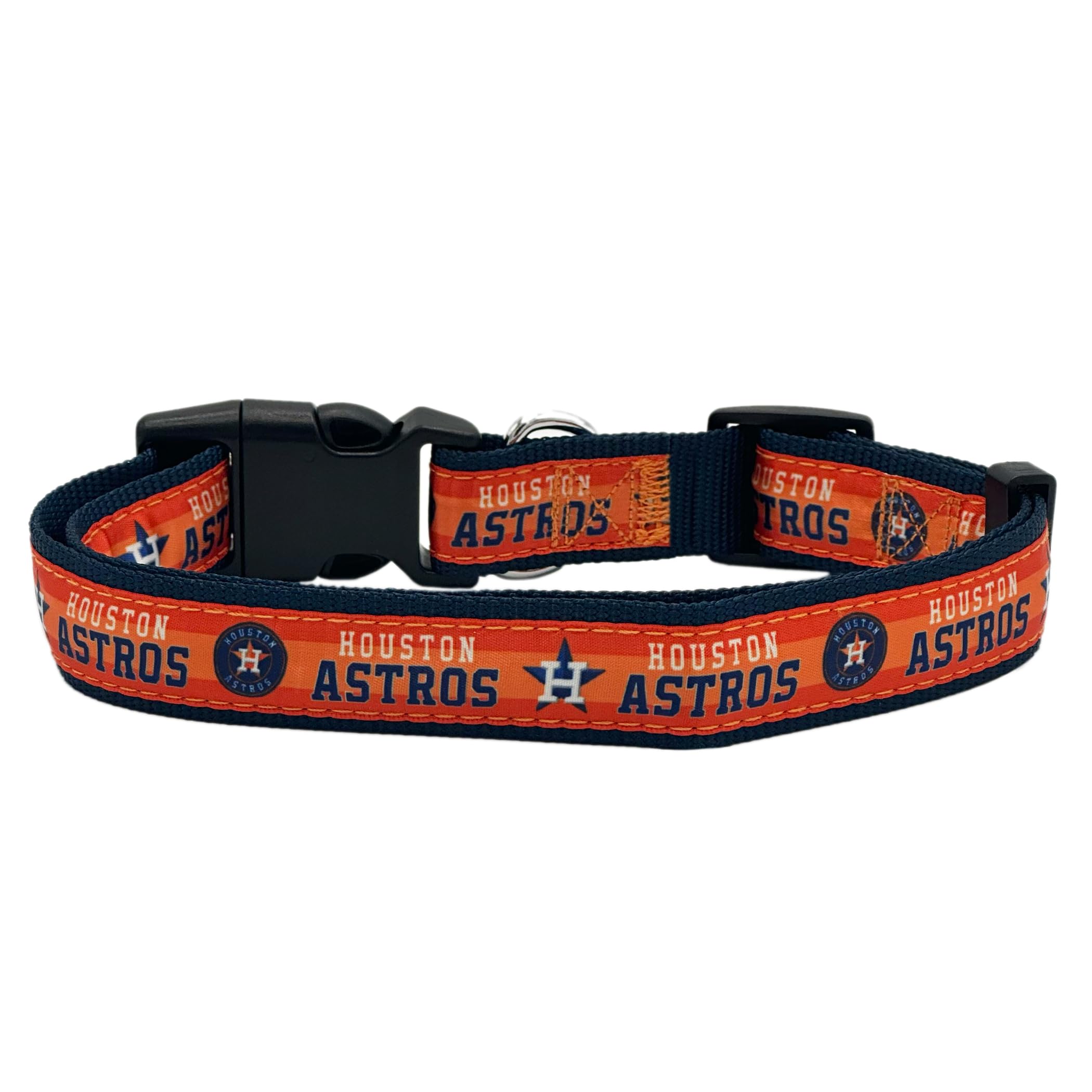 Mlb Houston Astros Dog Collar, Small