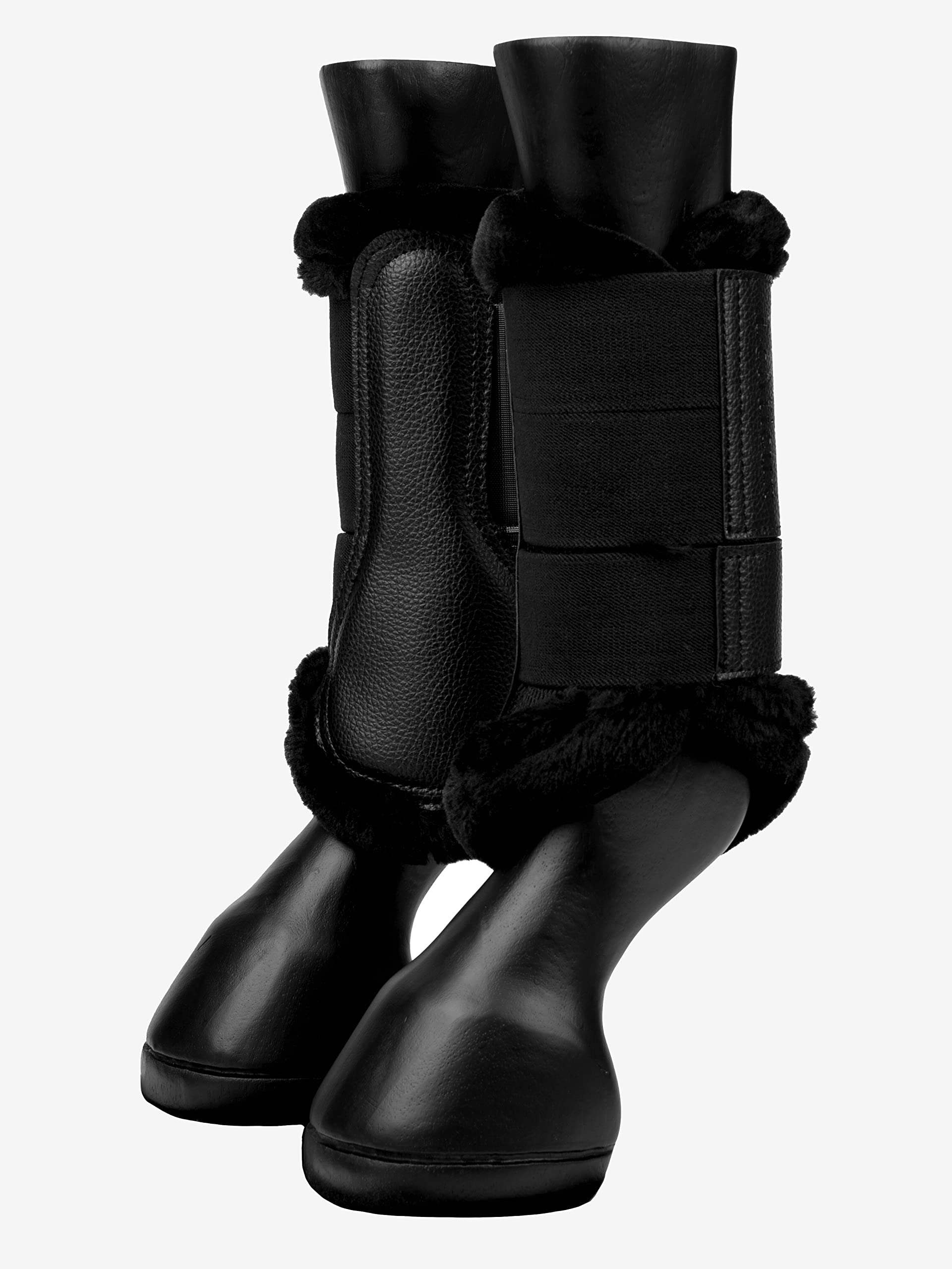 Lemieux Mesh Brushing Horse Boots - Protective Gear And Training Equipment - Equine Boots, Wraps & Accessories (Black - Xlarge)