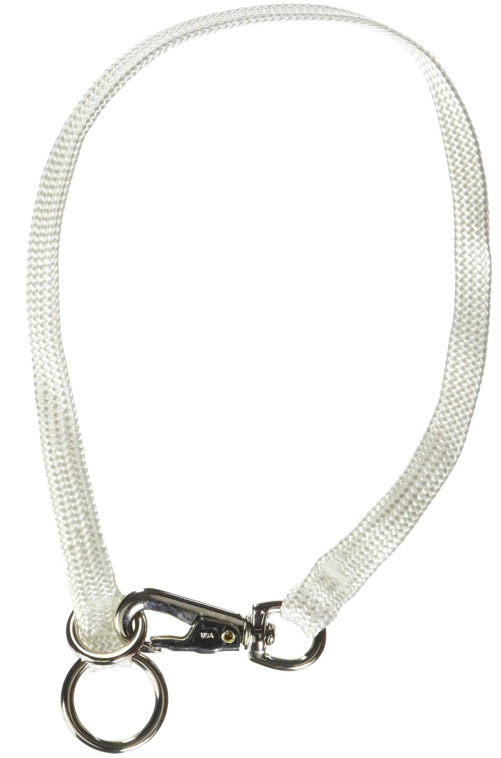 Resco Usa-Made Nylon Snap Choke Collar 18', White