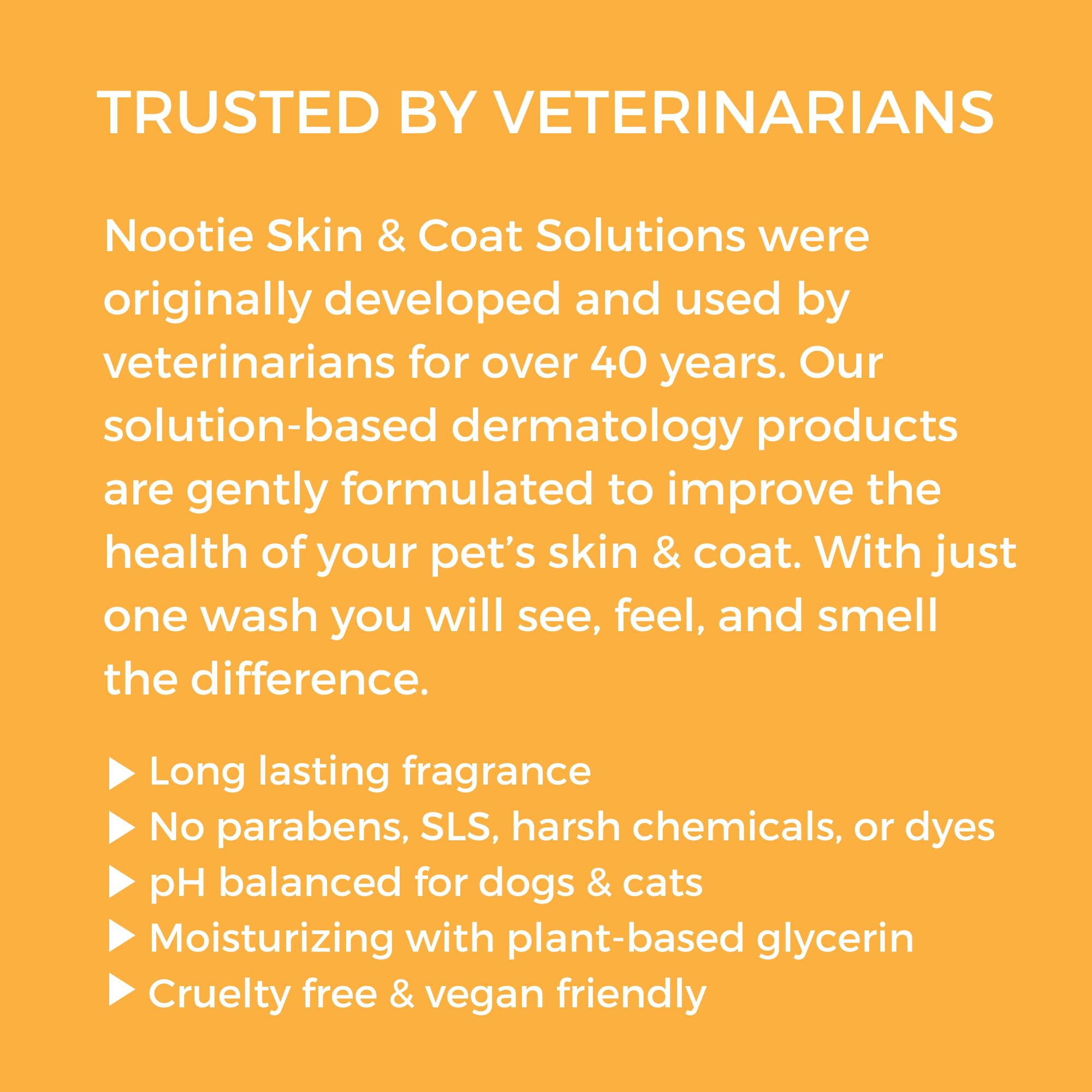Nootie - Pet Shampoo For Sensitive Skin -  Revitalizes Dry Skin & Coat - Natural Ingredients - Soap, Paraben & Sulfate Free - Cl