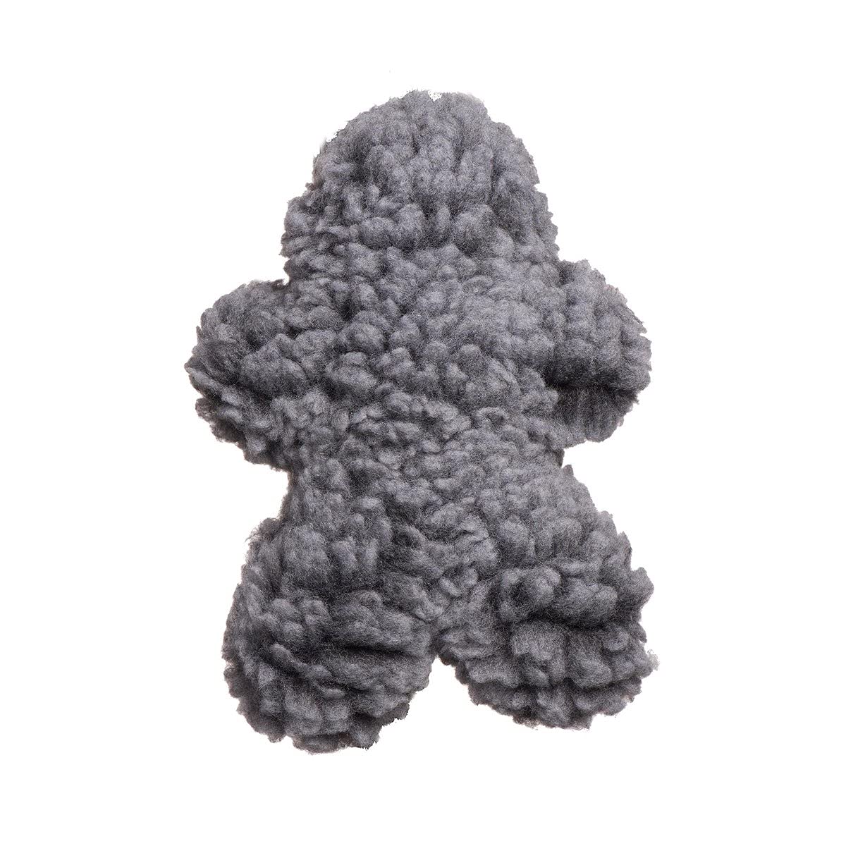 Hugglehounds Fleece Dog Toys For Aggressive Chewers & Small Dogs - Squeaky Plush Dog Toy - Soft Yet Durable Stuffed Pet Toy - Puppy Toys For All Breeds | Hugglefleece Best Chew Toy, Small Grey Man