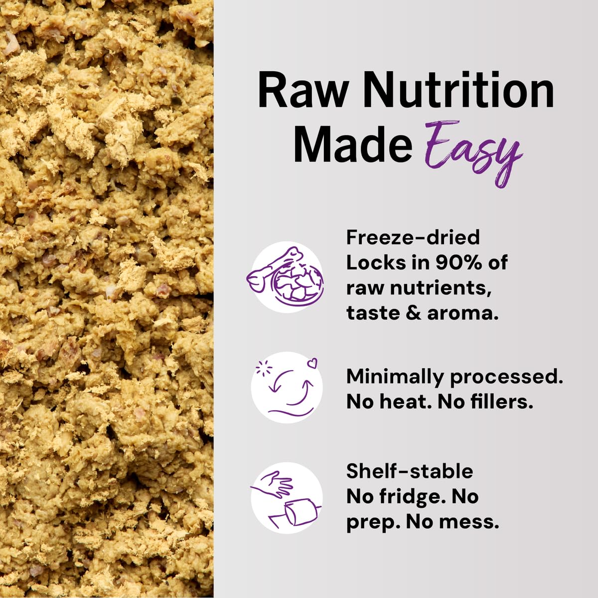 Stella & Chewys Freeze-Dried Raw Cat Dinner Morsels - Premium Beef Recipe with 98% Grass-Fed Meat & Organs - Natural Grain-Free