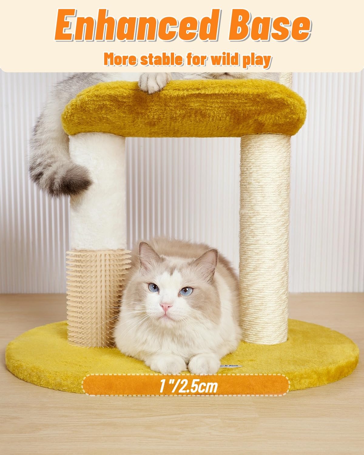 Happi N Pets Cloud Cat Tree, 31.5In Cat Tower For Indoor Cats, Multi-Level Cat Tree Tower With Scratching Posts & Viewing Perch,