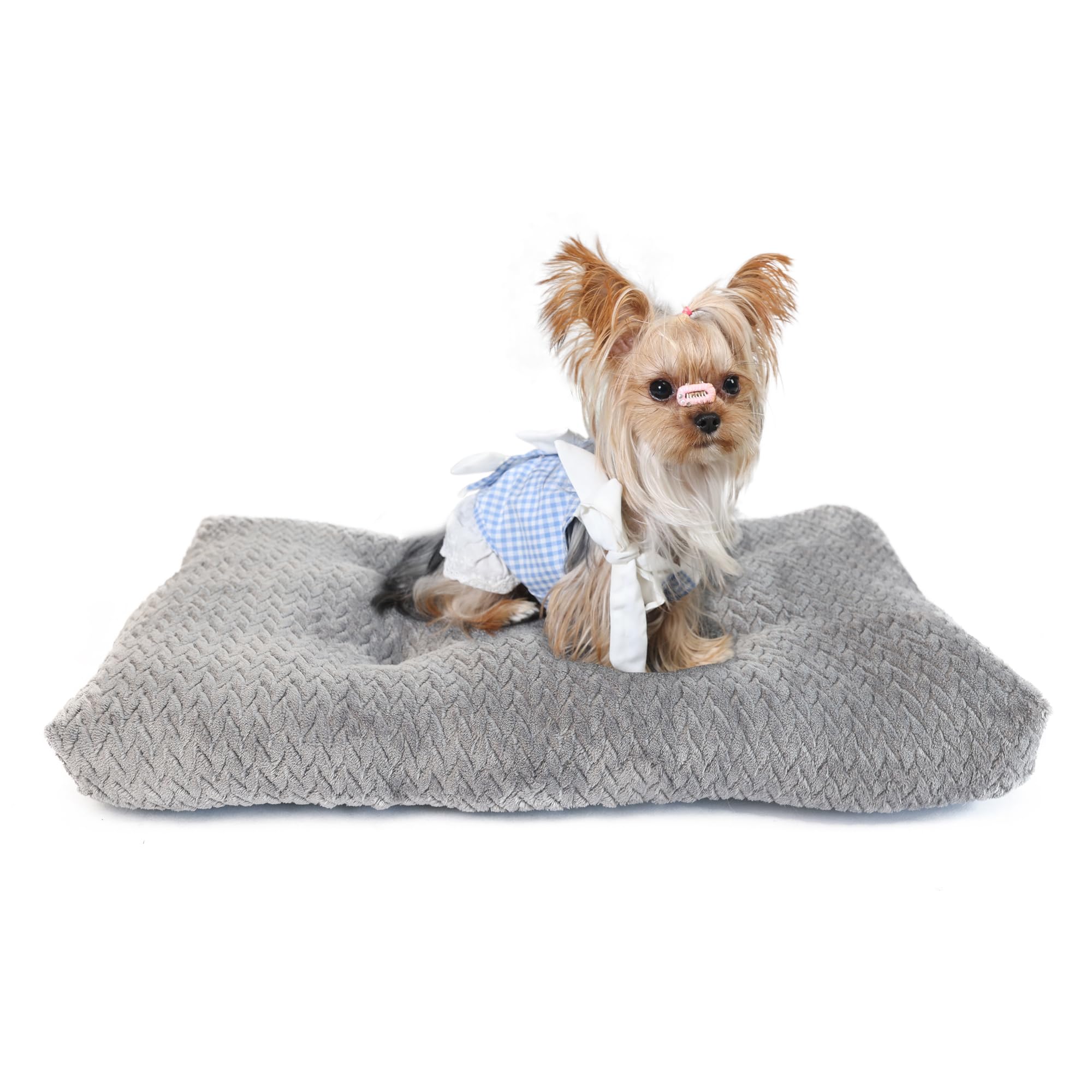 Necesitar Puppy Bed For Small Dogs Washable Crate Bed For Cages 22 Inch Warming Cozy Soft Pet Pad With Anti-Slip Up To 15 Lbs Pe