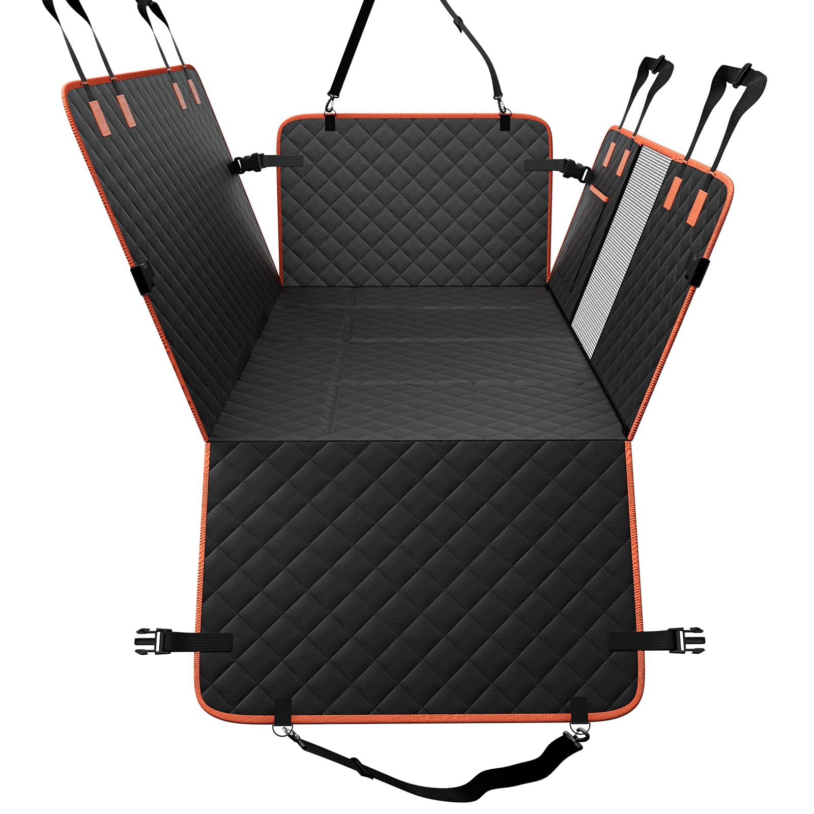 VEVOR 51.2 x 27.6 in Dog Car Seat Cover for Back Seat Waterproof 600D for SUV