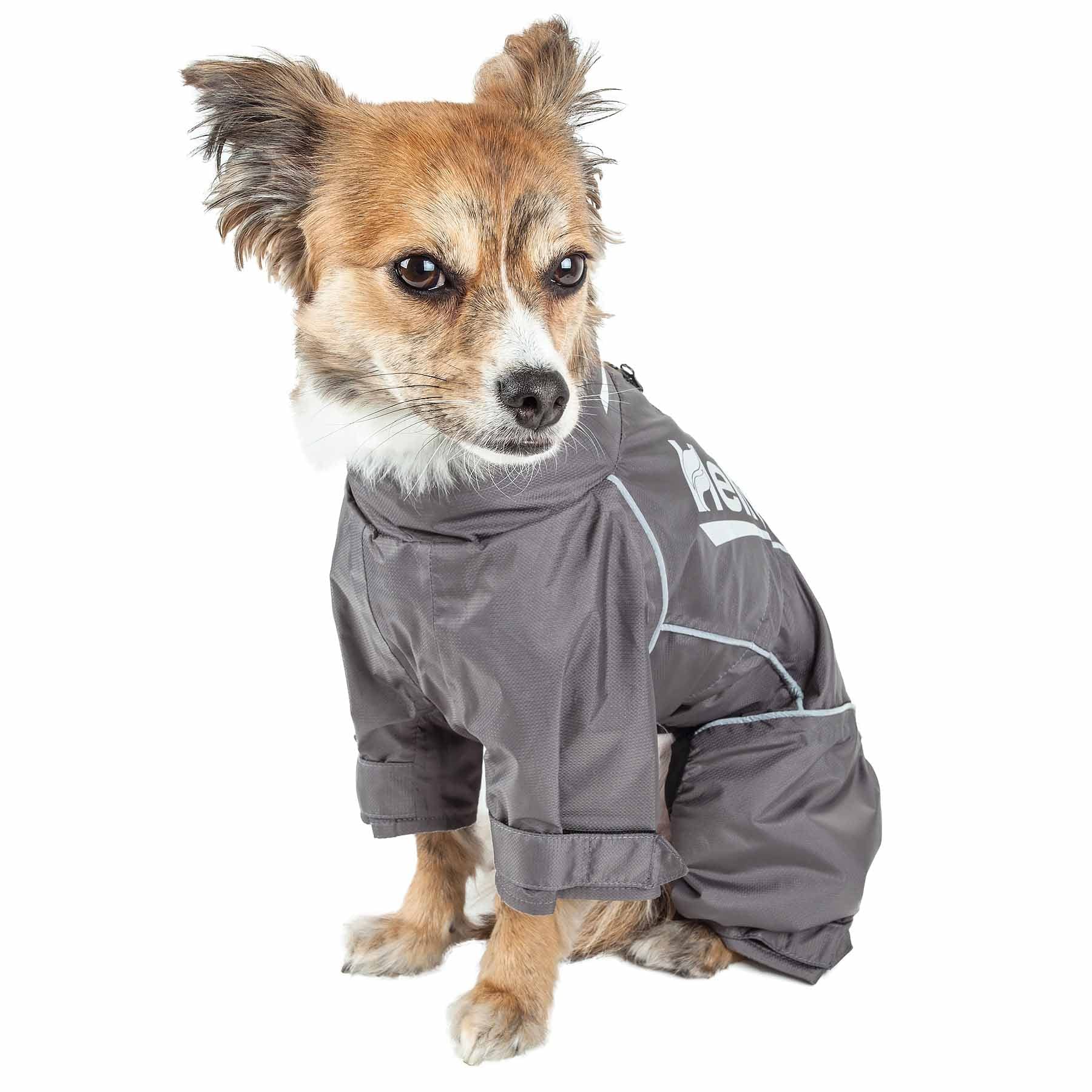 Dog Helios  'Hurricanine' Waterproof and Reflective Full Body Dog Coat - Pet Jacket Features Heat Retention and Blackshark Techn